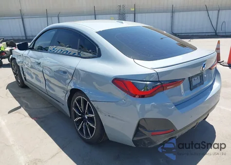 2022 BMW 430I Gran Coupe z USA, uszkodzony, nr VIN WBA63AV02NFM78258